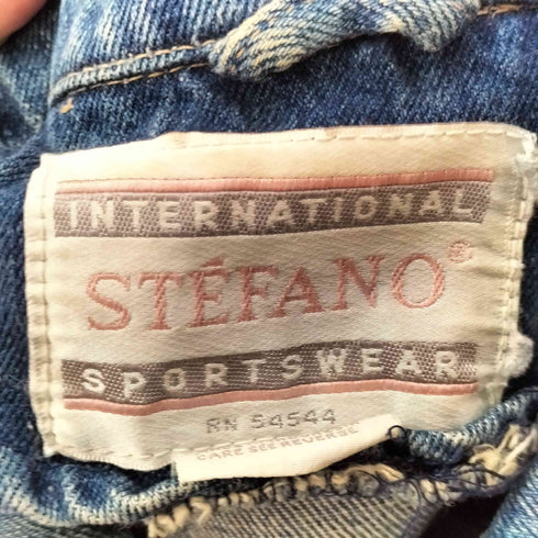 STEFANO ギャザーデニムジャケット レディース JPN:M