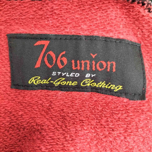 706 UNION スタンドネック リブニット スウェット トレーナー メンズ