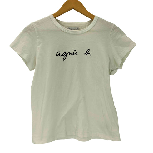 アニエスベー agnes b. ベーシックロゴ クロップド S/S Tシャツ レディース 2