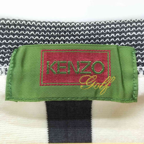 ケンゾーゴルフ KENZO GOLF 80-90S OLD 初期 パイル地 ストライプ ボーダー スウェット トレーナー メンズ
