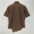 MERVYNS 70-80S OLD シアー ストライプ S/S シャツ 襟芯 メンズ import:L
