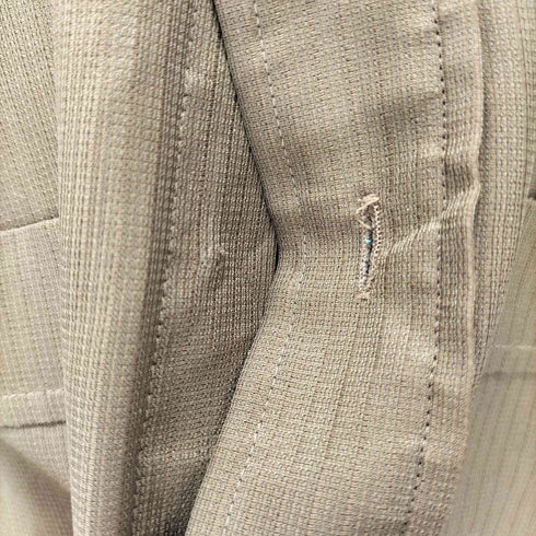 MERVYNS 70-80S OLD シアー ストライプ S/S シャツ 襟芯 メンズ import:L