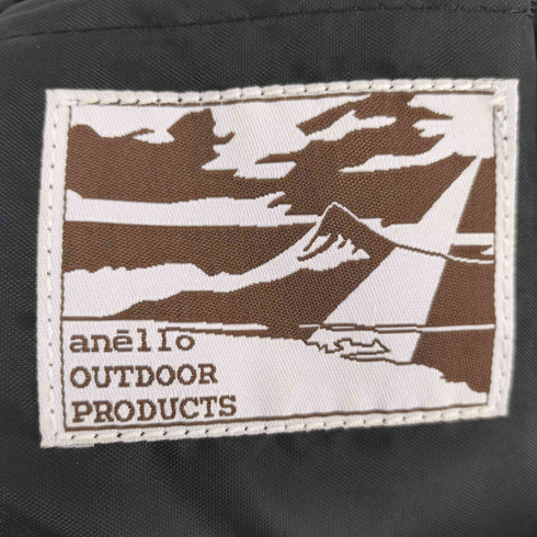 アネロ anello レザー切替え バックパック メンズ