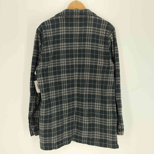 AGITATOR チェック柄 L/S 開襟 ネルシャツ メンズ 36