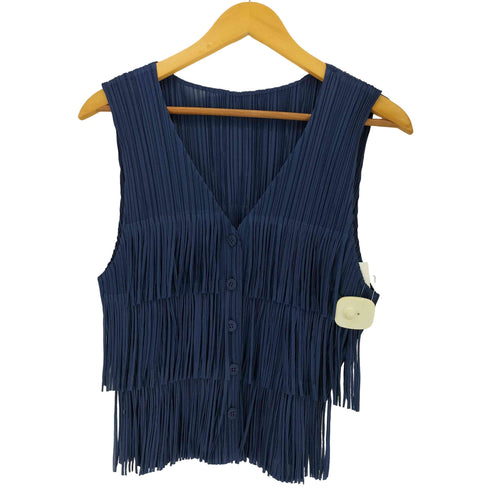 プリーツプリーズイッセイミヤケ PLEATS PLEASE ISSEY MIYAKE フリンジプリーツベスト レディース 3