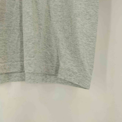 90s USA製 霜降り プリントクルーネックTシャツ メンズ XL