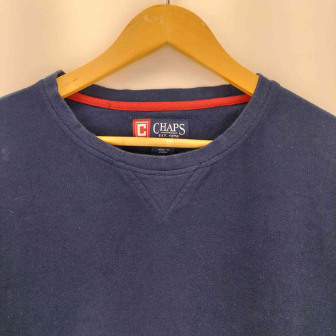 チャップス CHAPS クルーネックプルオーバーフリース メンズ M