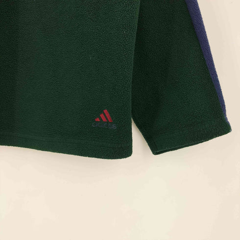 アディダス adidas 90~00s Vネックフリースプルオーバー メンズ L