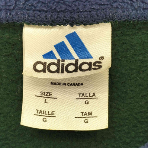 アディダス adidas 90~00s Vネックフリースプルオーバー メンズ L