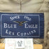 BLUE EAGLE 裏地キルティング 襟ファー ウールステンカラーコート レディース