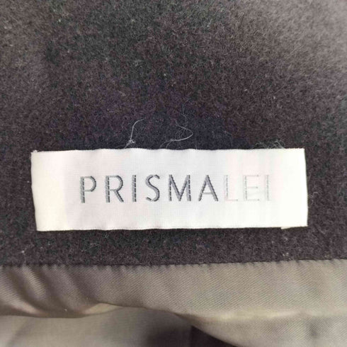 PRISMA LEI イタリア製 襟ファー カシミヤ混 ビーガンウール コート レディース