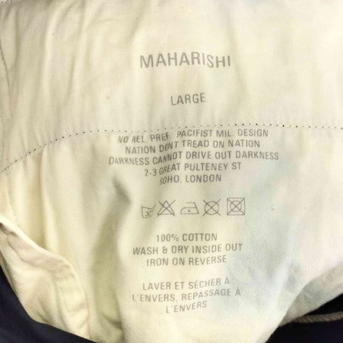 マハリシ MAHARISHI クロップドカーゴパンツ メンズ JPN:L