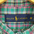 ラルフローレン RALPH LAUREN ポニー刺繍 チェック ボタンダウンシャツ メンズ import:M