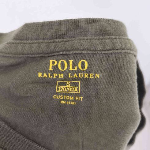 ポロラルフローレン POLO RALPH LAUREN CUSTOM FIT ポニー刺繍 Vネック 半袖 Tシャツ メンズ S