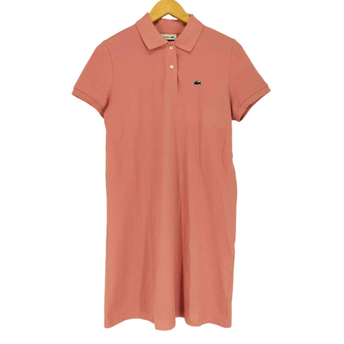 ラコステ LACOSTE ワニロゴ ポロ ワンピース レディース 38
