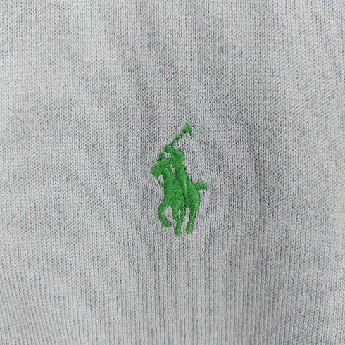 ポロラルフローレン POLO RALPH LAUREN ポニー刺繍 クルーネック カーディガン レディース M