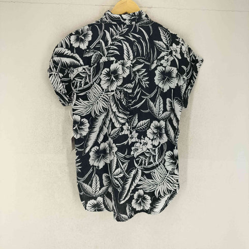 ローレンラルフローレン LAUREN RALPH LAUREN フラワー リネンシャツ レディース M