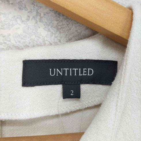 アンタイトル UNTITLED ブークレージャージ ペプラムプルオーバー レディース JPN:2