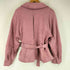 ザラ ZARA フェイクスエードベルトジャケット レディース import:L
