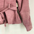 ザラ ZARA フェイクスエードベルトジャケット レディース import:L
