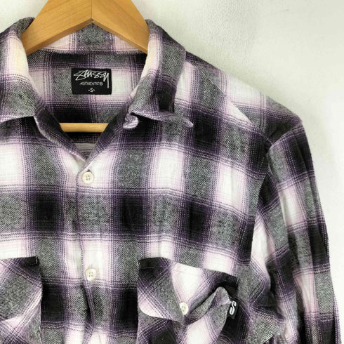 ステューシー Stussy 開襟 ネルシャツ メンズ JPN:S
