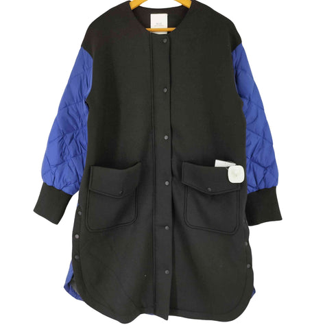 NUS neutral usual style キルティング 切替 ダウンコート レディース JPN:38