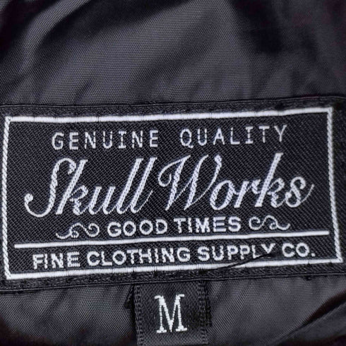 スカルワークス SKULL WORKS バック刺繍 ベロア ジャケット メンズ JPN:M