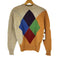 ALEXANDER JULIAN アーガイル柄 ウール ネップニット レディース import:M