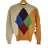 ALEXANDER JULIAN アーガイル柄 ウール ネップニット レディース import:M