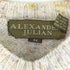 ALEXANDER JULIAN アーガイル柄 ウール ネップニット レディース import:M