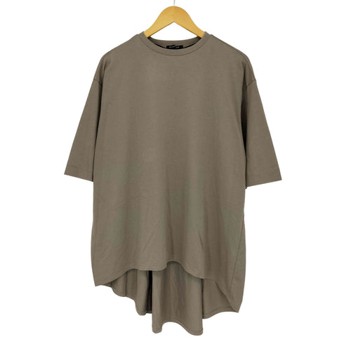 ミズイロインド mizuiro ind アシンメトリーカットソー レディース