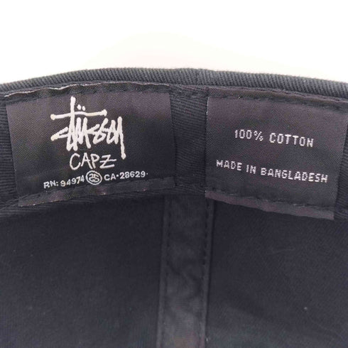 ステューシー Stussy STOCK LOGO CAP ショーンフォント ストック ロゴ キャップ スナップバック メンズ