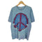 ヘインズ Hanes USA製 ピースマーク タイダイTシャツ メンズ import:XL