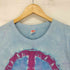 ヘインズ Hanes USA製 ピースマーク タイダイTシャツ メンズ import:XL