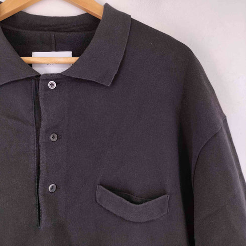 シュタイン stein HIGHLY DENSED KNIT POLO SHIRT ニットポロシャツ メンズ JPN:S