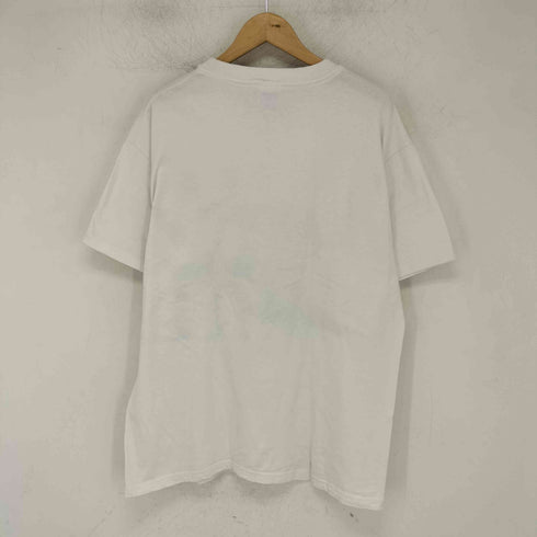 ヘインズ Hanes シングルステッチ super dad プリントクルーネックTシャツ メンズ import:L