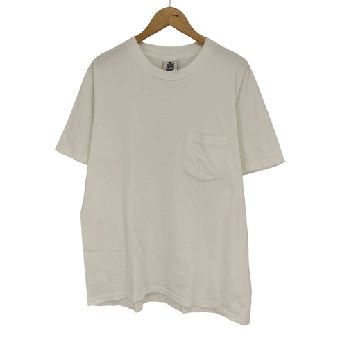 リー Lee USA製 無地 ポケットTシャツ メンズ import:L