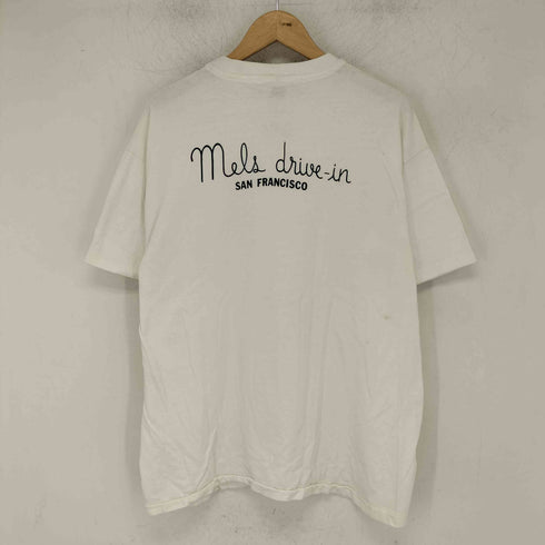 ヘインズ Hanes USA製 シングルステッチ クルーネック Tシャツ mels drive-in メンズ import:L