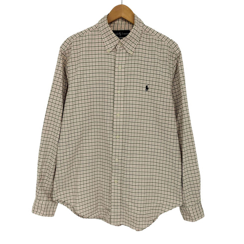 ラルフローレン RALPH LAUREN 長袖 ボタンダウンシャツ メンズ import:M