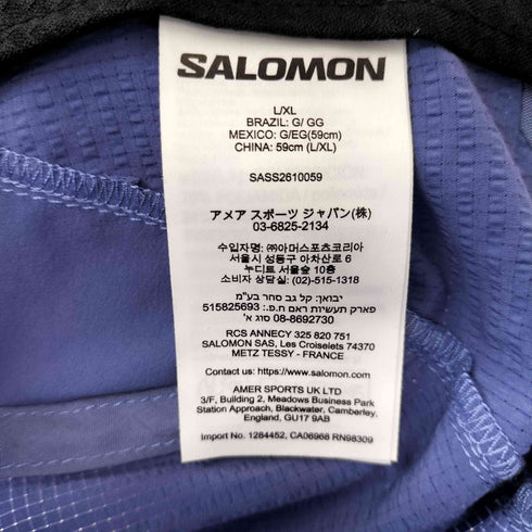 サロモン SALOMON SENSE AERO CAP blue granite メンズ 59cm L/XL