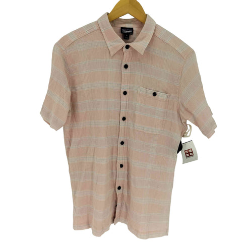 パタゴニア patagonia A/Cシャツ オーガニックコットン チェック柄 半袖シャツ メンズ import:M