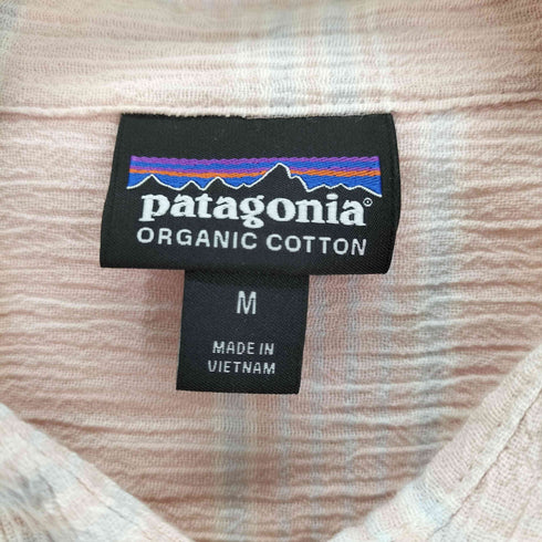 パタゴニア patagonia A/Cシャツ オーガニックコットン チェック柄 半袖シャツ メンズ import:M