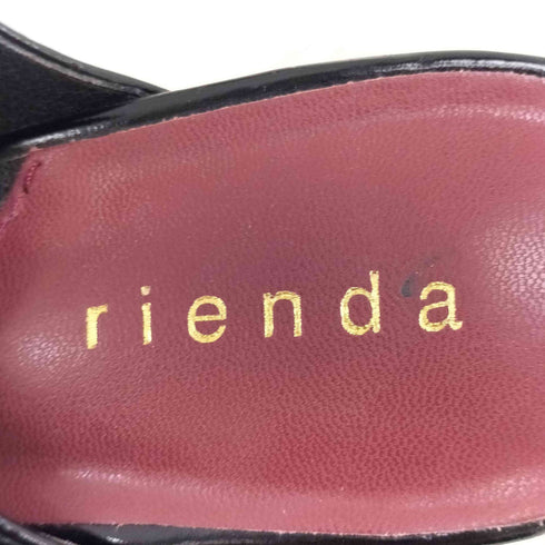 リエンダ rienda ポインテッドトゥ ミュール サンダル レディース M