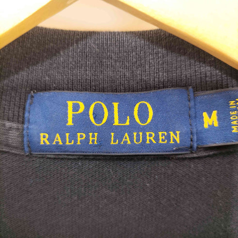 ポロラルフローレン POLO RALPH LAUREN ロゴ 刺繍 長袖 ポロシャツ メンズ JPN:M