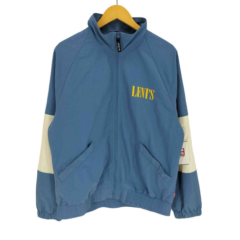 リーバイス Levis ロゴプリント 切替 ナイロン スイングトップジャケット メンズ JPN:S