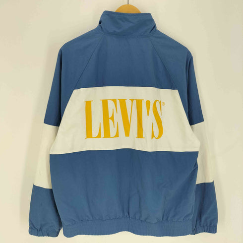 リーバイス Levis ロゴプリント 切替 ナイロン スイングトップジャケット メンズ JPN:S