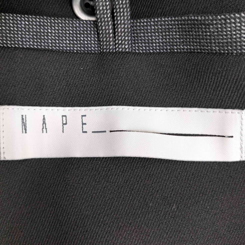 NAPE 襟切替 パワーショルダー テーラードジャケット メンズ JPN:2