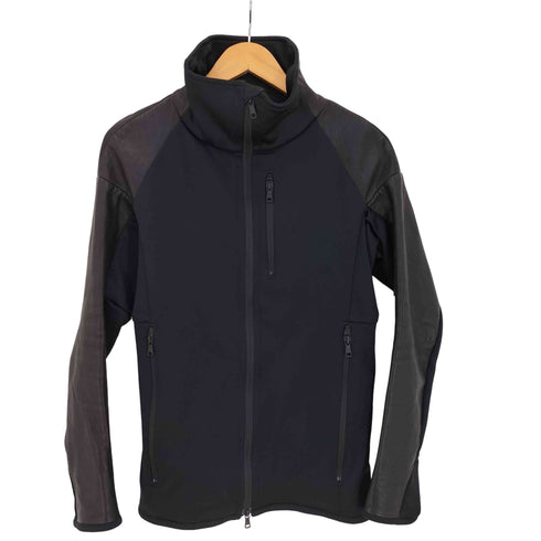 リップヴァンウィンクル RIPVANWINKLE LEATHER JERSEY JACKET マルチジップ 異素材 切替 ダブルジップ レザー トラックジャケット メンズ JPN:4