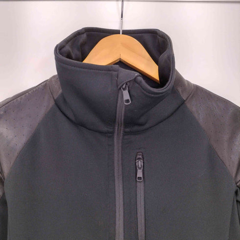 リップヴァンウィンクル RIPVANWINKLE LEATHER JERSEY JACKET マルチジップ 異素材 切替 ダブルジップ レザー トラックジャケット メンズ JPN:4