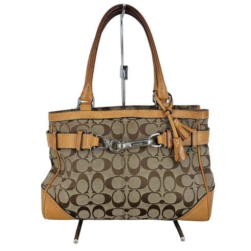 コーチ COACH シグネチャー ハンドバッグ signature handbag レディース